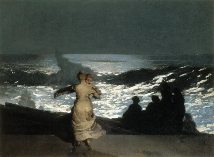 OBRA SUMMER NIGHT DE WINSLOW HOMER