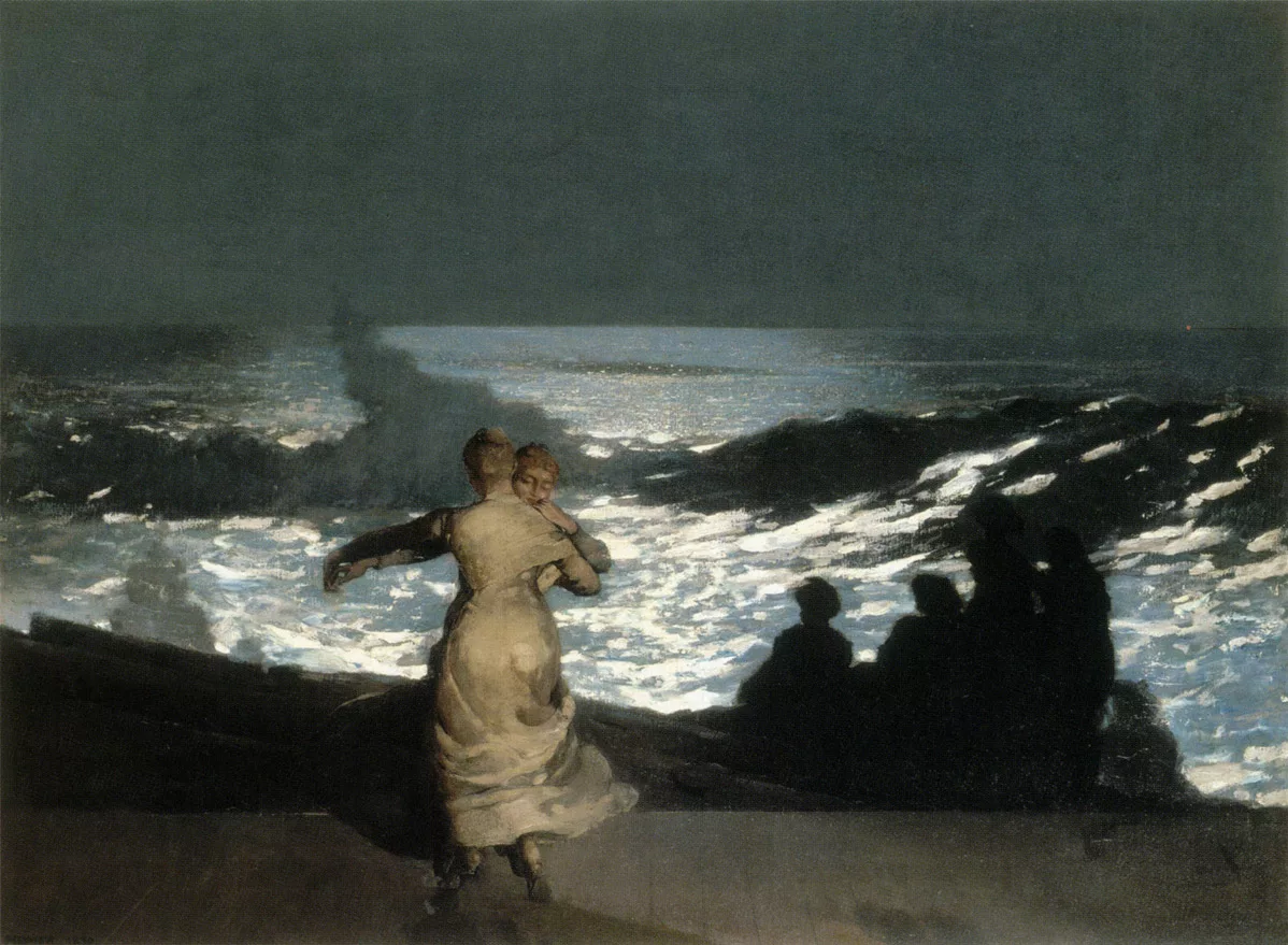 Winslow_Homer - Summer_Night_(1890)